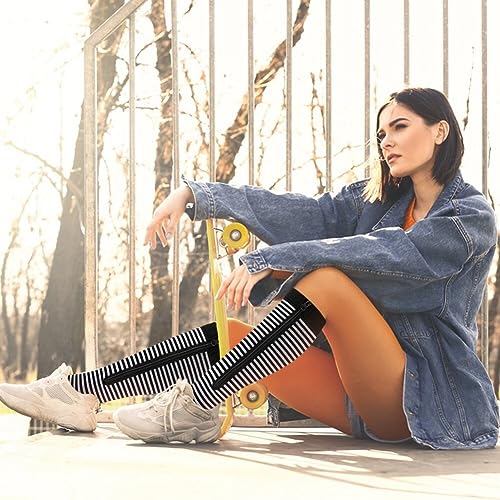 PHEZEN Zipper Compression Socks,3 Pairs 15-20 mmHg Closed Toe Compression Stockings for Men Women Running Nurse Athletic, XXL3