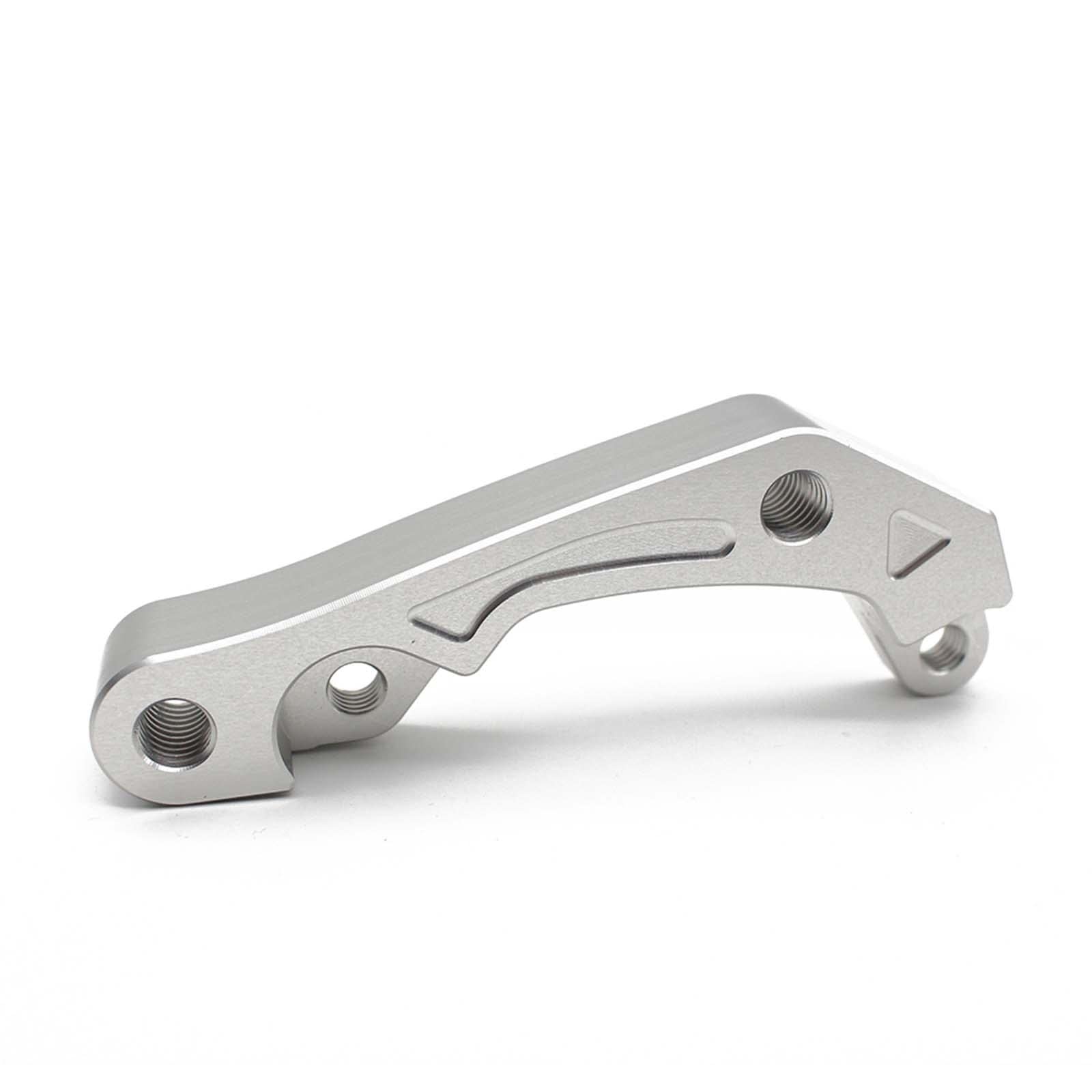 Bremssattel Halter Motorrad Adapter Fahrzeug Ersatzteile Reparatur Aluminiumlegierung für 300 2017-2022 Umbau Werkstatt Freizeit, Silber