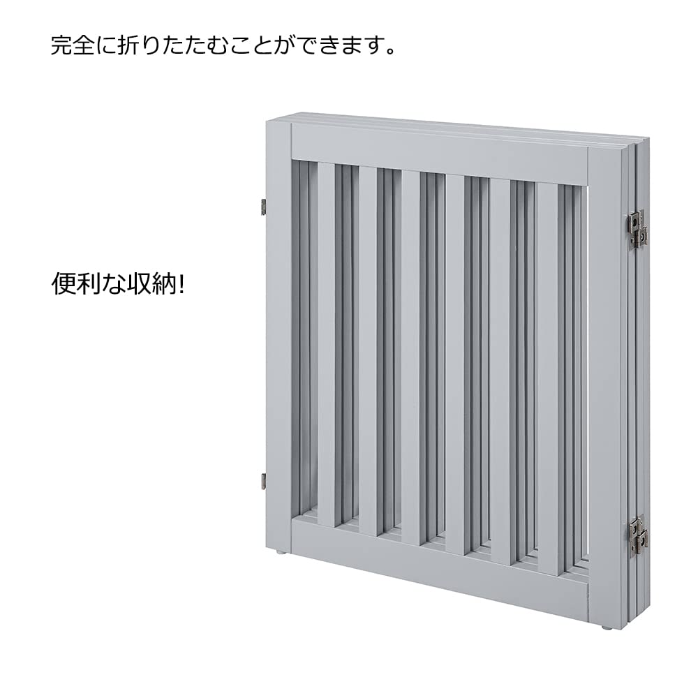 unipaws ペットゲート 置くだけ簡単 木製 折りたたみ式 伸縮可能 グレー Amazon.co.jp: unipaws 木製犬用ゲート、折り式バリア、ペット用