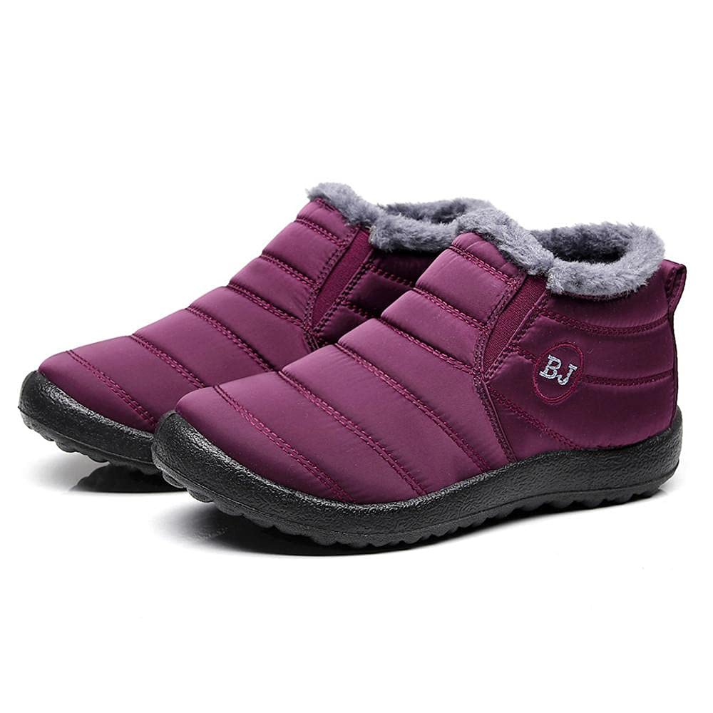 ladies warm waterproof ankle boots