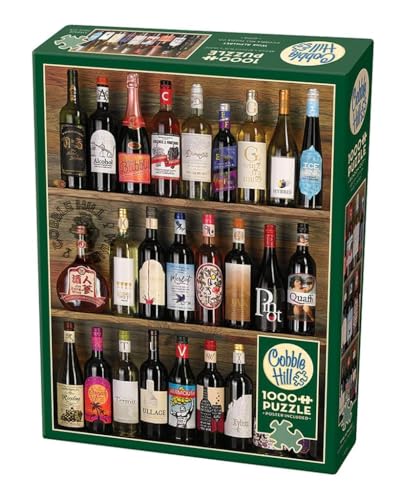 Cobble Hill 1000 Piece Puzzle - Wine Alphabet - Sample Poster Included
