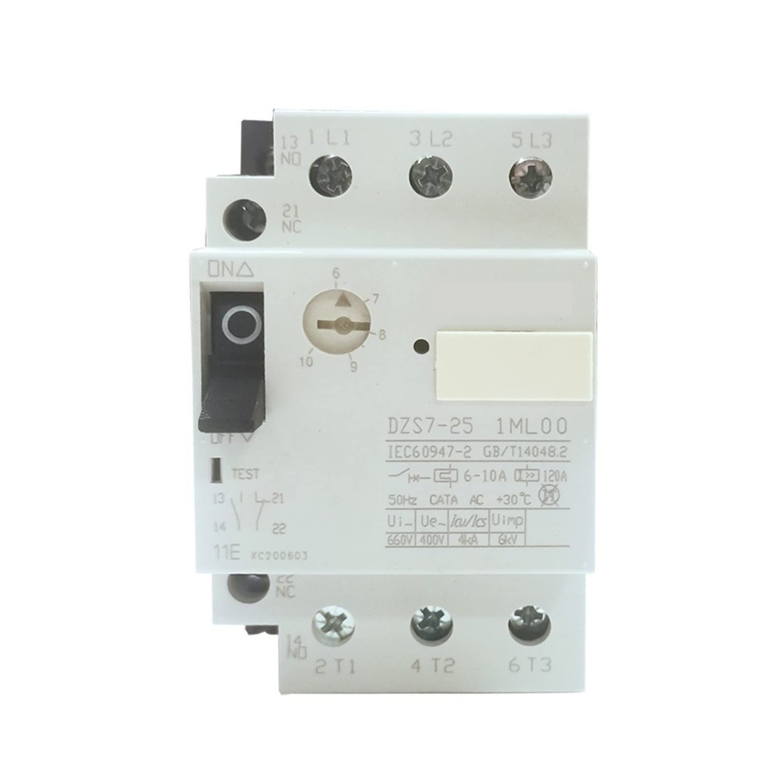 DZS7-25 MPCB Disjoncteur de Protection Moteur BAWHO pour Circuit Électrique