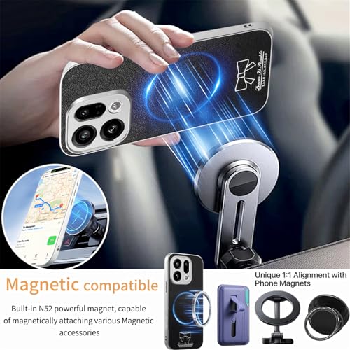 Image of for Oppo Find X9 5G Magnetic Case Butterfly Bow Pattern PU Leather + TPU + PC Shockproof Phone Cover - Black