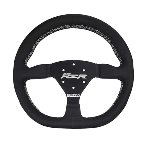Sparco Polaris Rzr Turbo S Steering Wheel Leather Grip Aluminum Frame 6-bolt ...