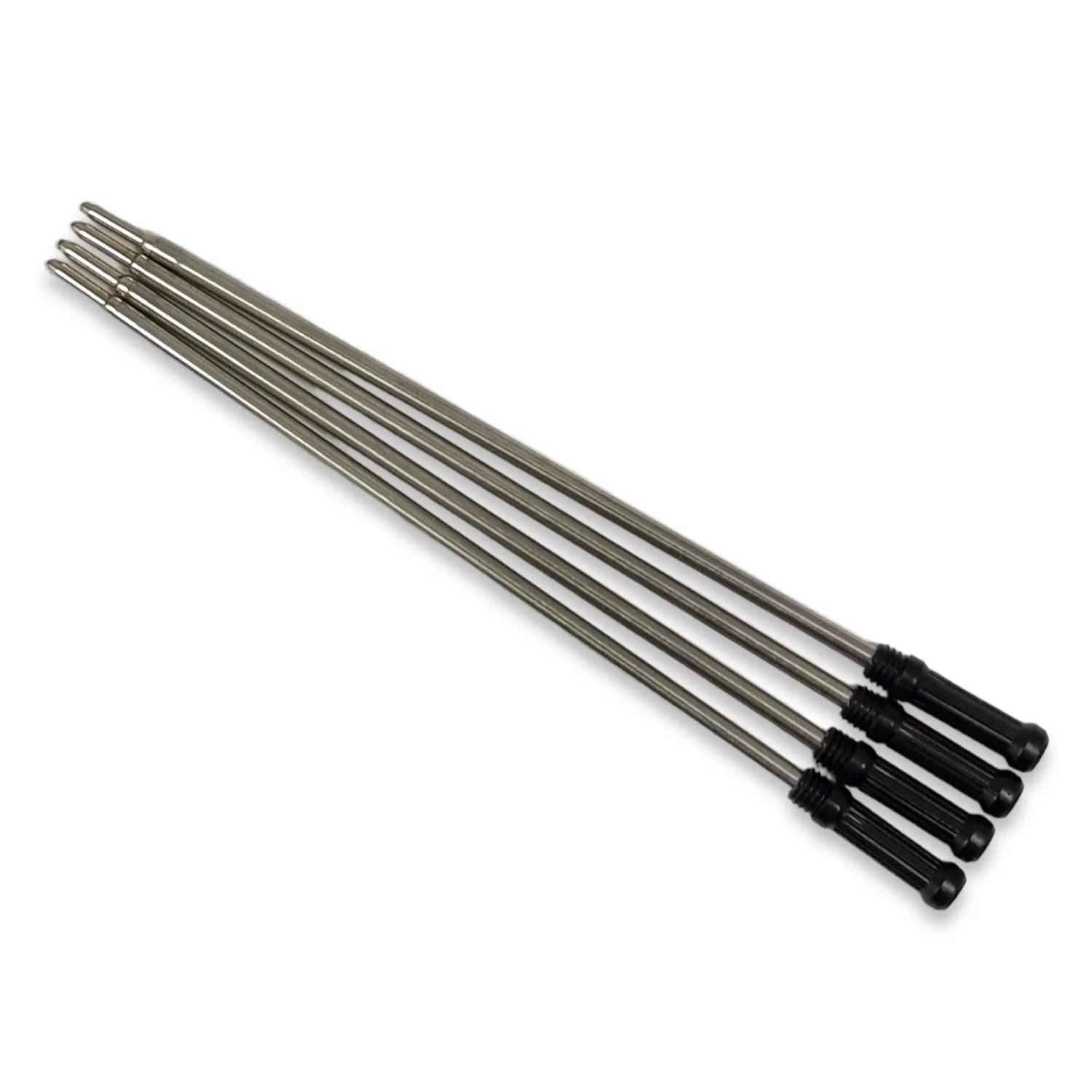 JYW Lucky Jim Bridge Pens Ballpoint Refills ONLY - Set of 4 Refills (Black)