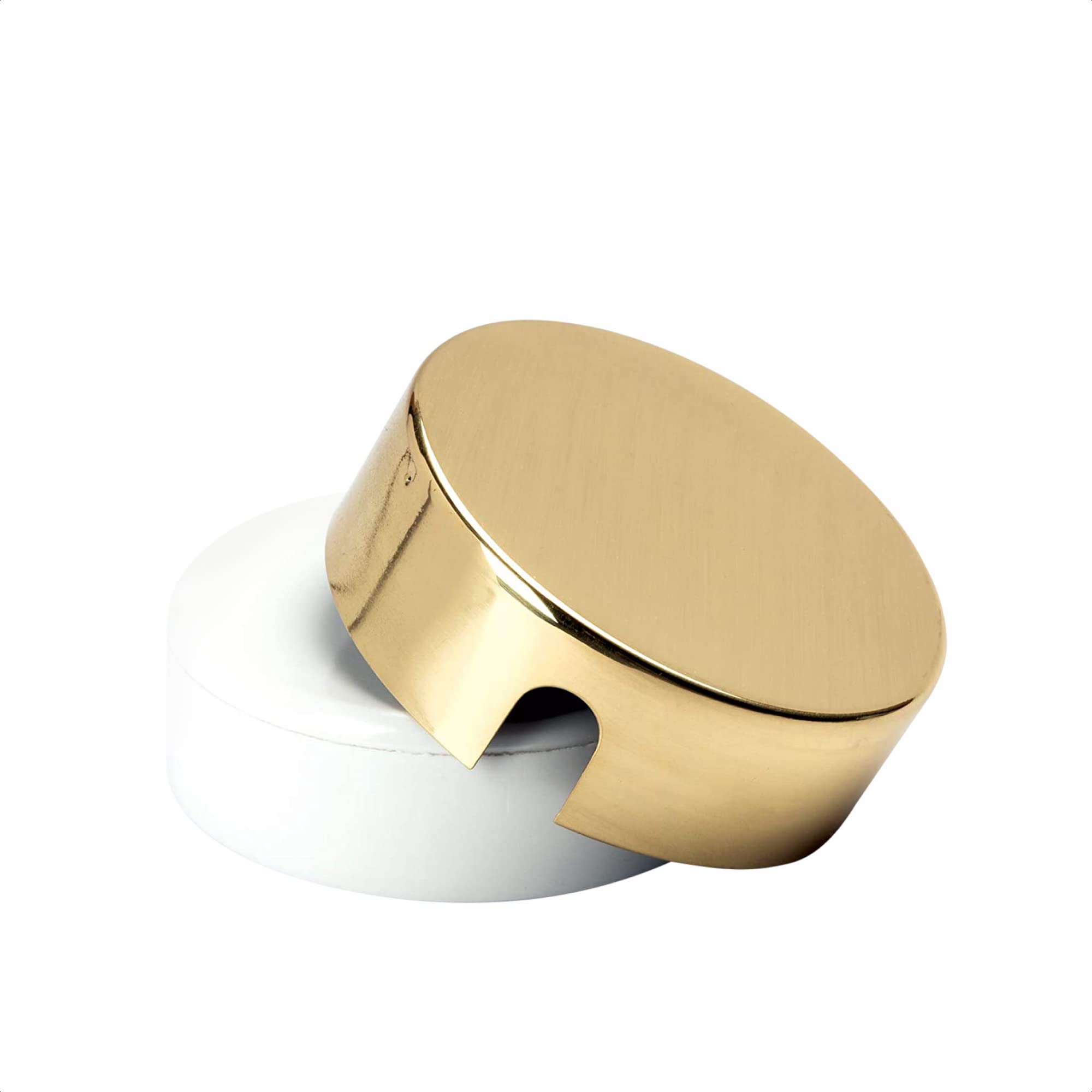 ORION LIGHTSTYLE Junction box canopy, ceiling box, rosette, junction box, shiny cover brass gold
