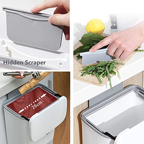 Smartbin 7L Kompostbehälter Aus Metall - Wandmontage Für Küche & Bad