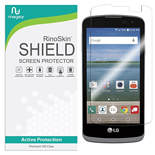 Screen Protector for LG K4 LTE/LG Optimus Zone 3 / LG Spree Screen Protector [Flexible Clear Film] Case Friendly Accessories