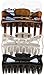 Scunci Effortless Beauty Basic Jaw Clips, Assorted Colors, 3-Count