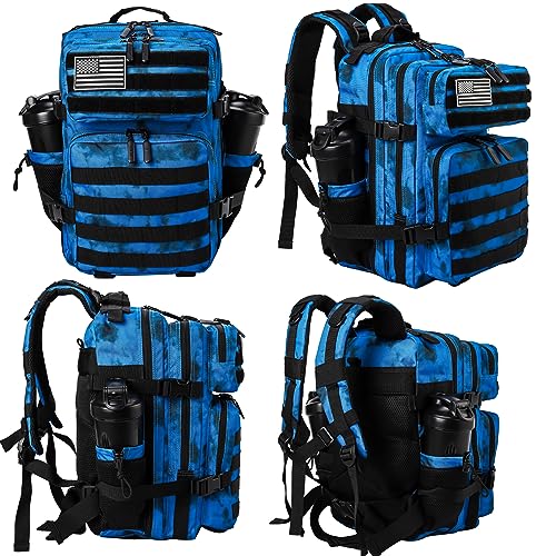 Image of LHI Tactical Military Backpack for Men and Women 25L /35L Army Assault Pack Bag Small Rucksack with Bottle Holder
