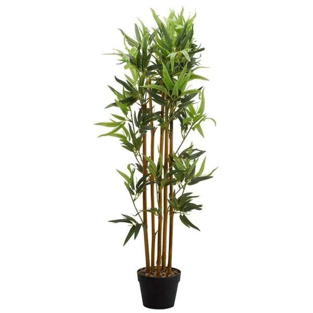 Gardening Naturally Green Faux Bamboo Houseplant For Decoration And Low Maintenance