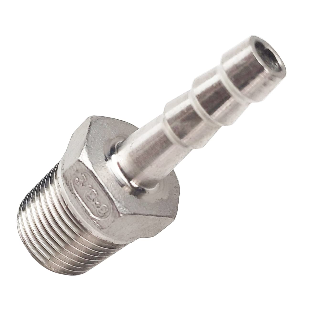 Amazon.co.jp: JENSWILL 5/16インチ(8mm) ホースバーブ→3/8インチ NPT