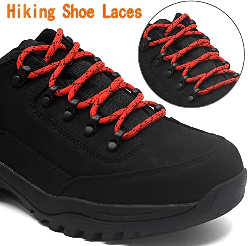 Image of (2 Pair Shoelaces for Hiking Shoes, Outdoor Walking Sneakers, Outdoor Hiking, Climbing, Basketball, Work Boot, Running, Sport Shoes