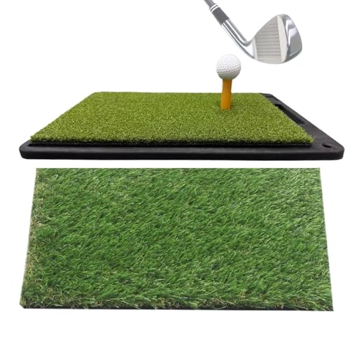 Tapis de golf portable avec base stable et gazon artificiel épais pour entraînement
