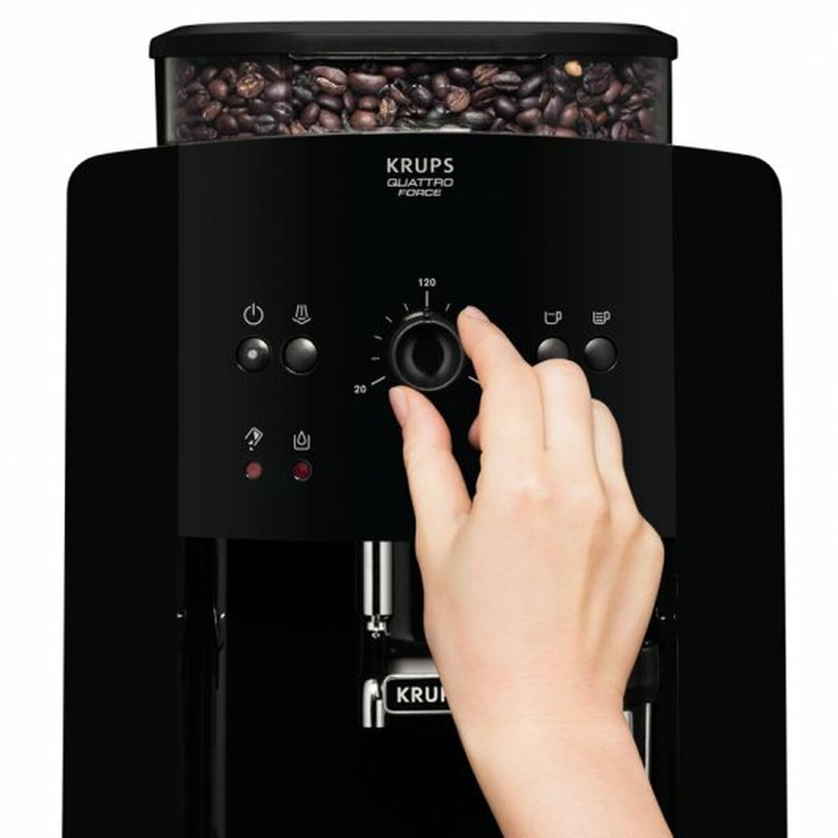 Krups Arabica EA8110 machine à café Entièrement automatique Machine à expresso 1,7 L