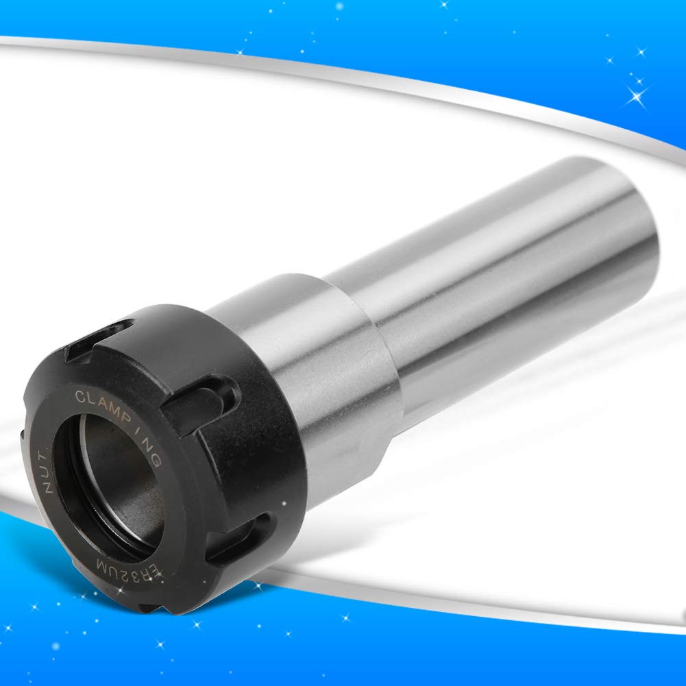 KANASI Portabrocas ER, vástago recto de 80 mm de longitud, alta precisión para mecanizado de agujeros profundos en torno CNC