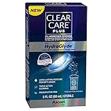 Clear Care Plus With HydaGlyde Cleaning and Disinfecting Solution - 3oz, Pack of 2