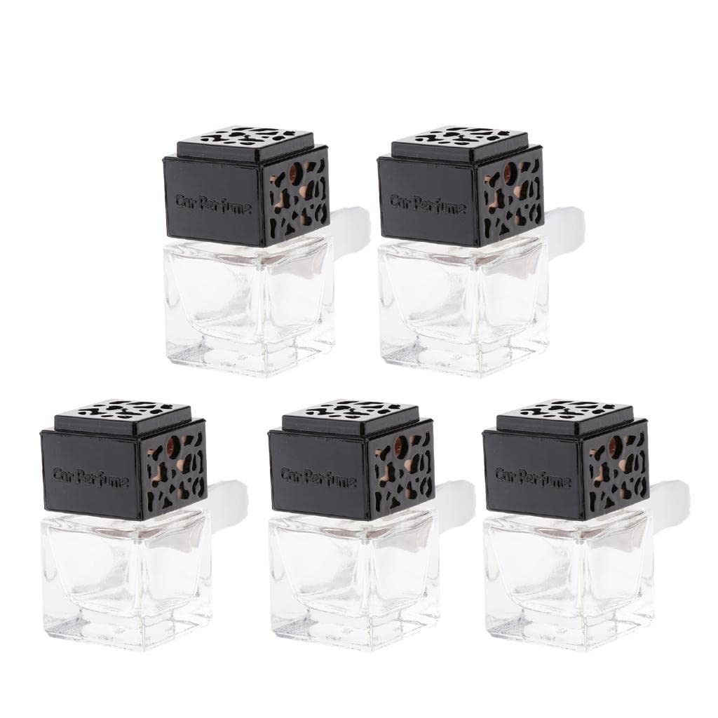 Enakshi® 5Pcs 6ML Car Perfume Bottle Essential Oil Fragrance Diffuser Vials Black|Health & Beauty | Natural & Alternative Remedies | Aromatherapy-image-43