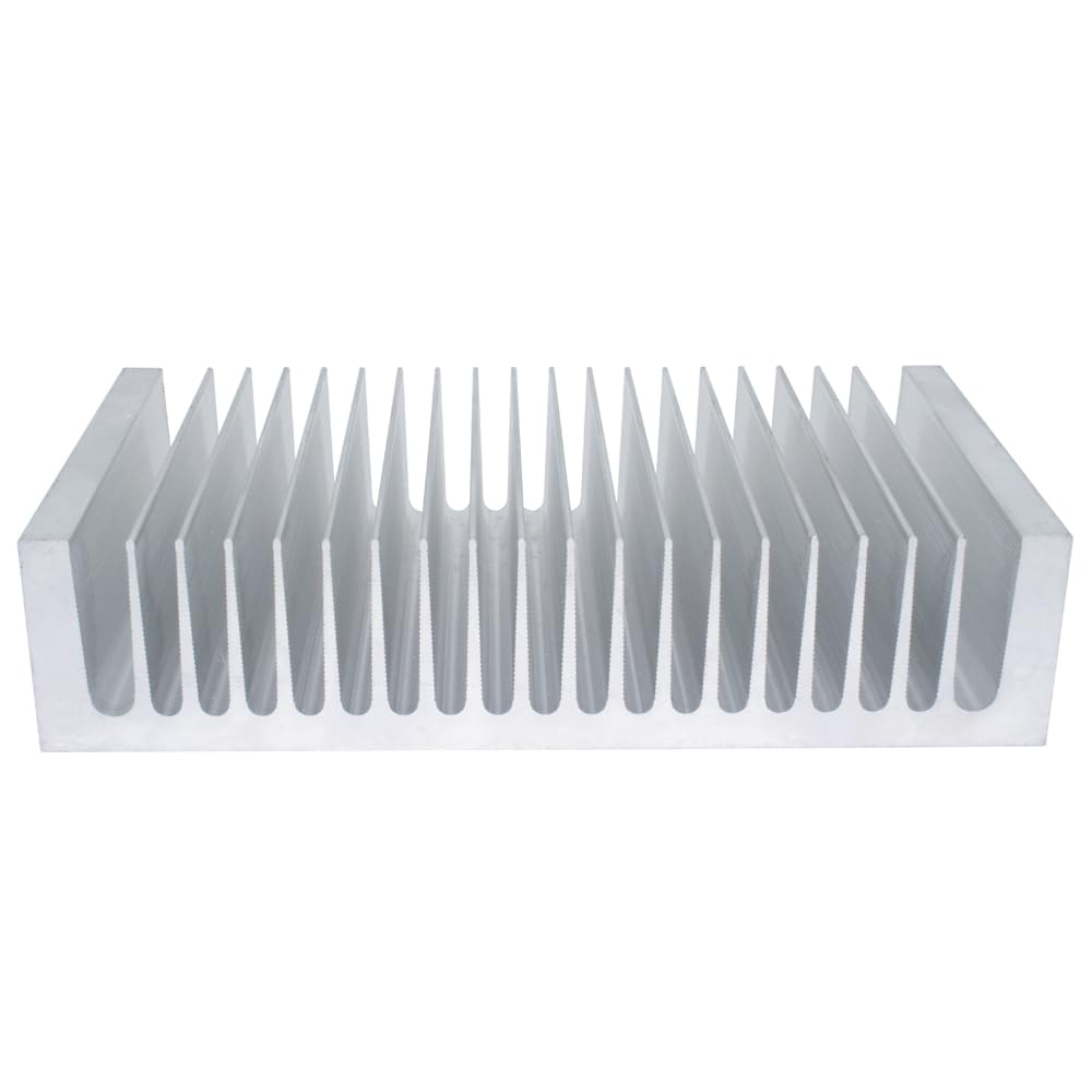 Grande dissipatore di calore in alluminio, 100 x 195 x 45 mm, dissipatore di calore per LED LCD CHIP amplificatore elettronico transistor dissipazione del calore