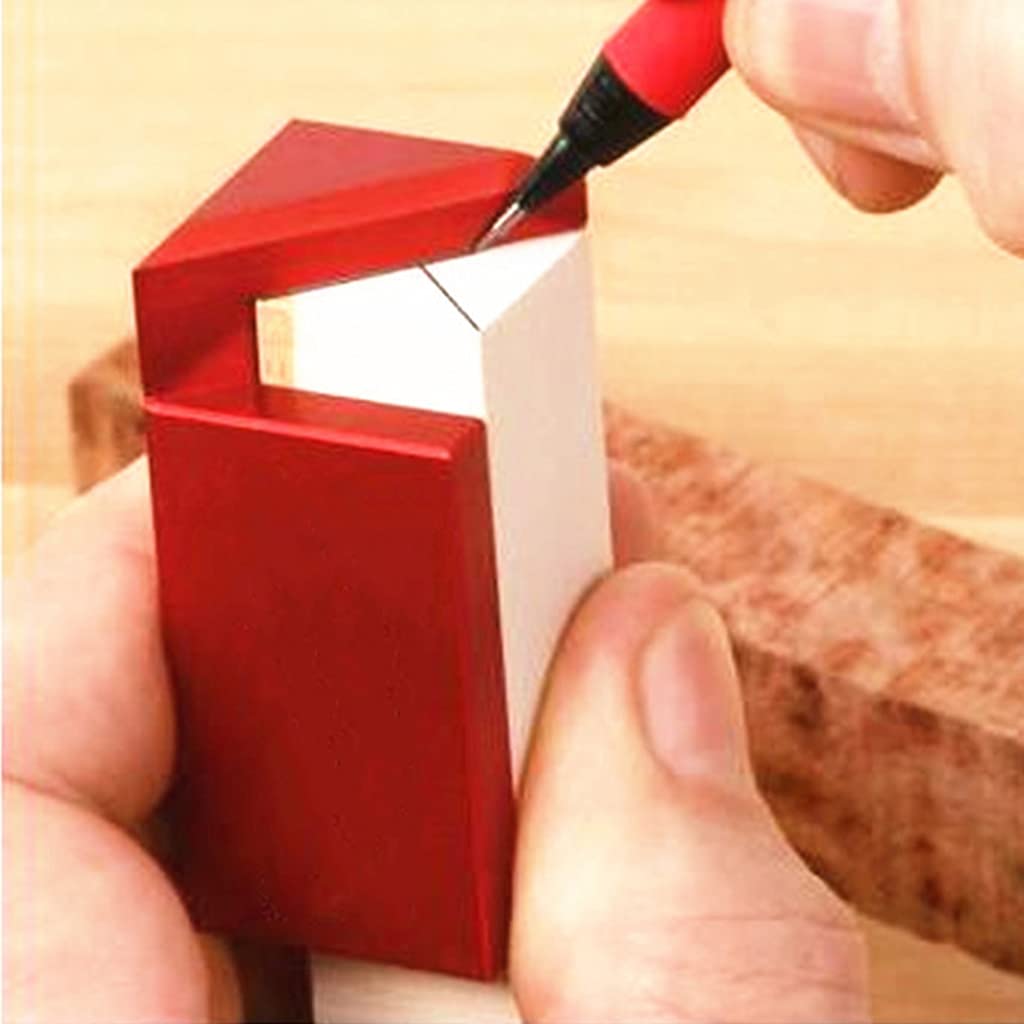 45 ° Linea Scriber 45 Gradi Marcatura Calibro Lavorazione Del Legno Strumento di Misura Per Carpentieri Misura
