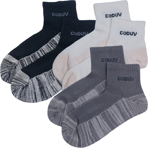 Ankle Socks Cushioned Breathable Low Cut Tab With Arch Compression Support For Sports 4 Seasons