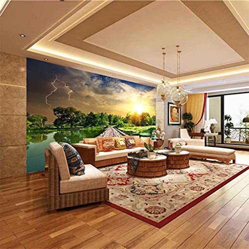 Papier Peint Canevas Paysage Lac 3D Toile Salon 250x175