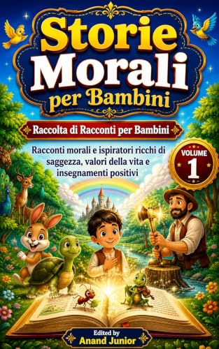 Storie Morali per Bambini: Raccolta di Racconti per Bambini: Racconti Morali e Ispiratori Ricchi di Saggezza, Valori e Buon Carattere- Volume 1