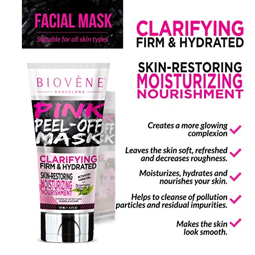 Download Biovene Pink Peel Off Mask 4 2 Oz Tube Buy Online In Antigua And Barbuda At Desertcart PSD Mockup Templates