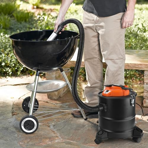 LIGO Ash Vacuum 1000W 15L,Double Filtration, with 3 Swivel Casters,Blowing Funcation, Ash Dust Collector for Pellet Stoves & Wood Stoves,Included HEPA Fliter& Washable Fliter 5 LIGO Ash Vacuum 1000W 15L,Double Filtration, with 3 Swivel Casters,Blowing Funcation, Ash Dust Collector for Pellet Stoves & Wood Stoves,Included HEPA Fliter& Washable Fliter - Image 5