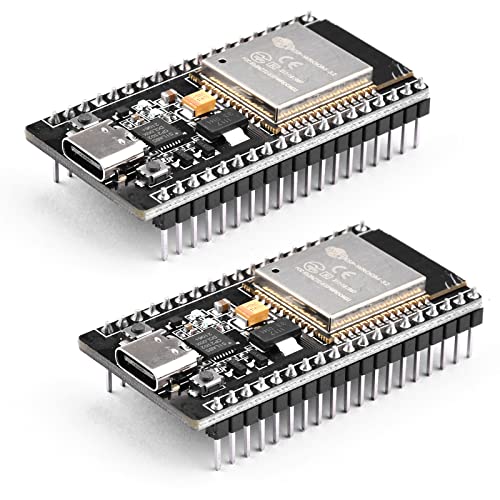 Diymore 2PCS for ESP32 Type C Development Board,for ESP32 Nodemcu WIFI with CP2102 Module,2.4 GHz WLAN WiFi Bluetooth Module