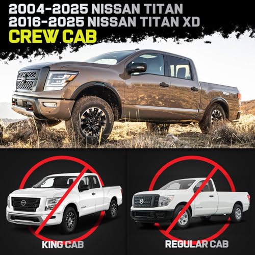Estribos laterales acero carbono Nissan Titan 2004-2025 miniatura 3