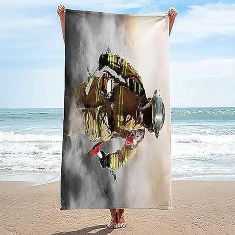 Serviette de Bain Pompiers 80x160 cm Cover