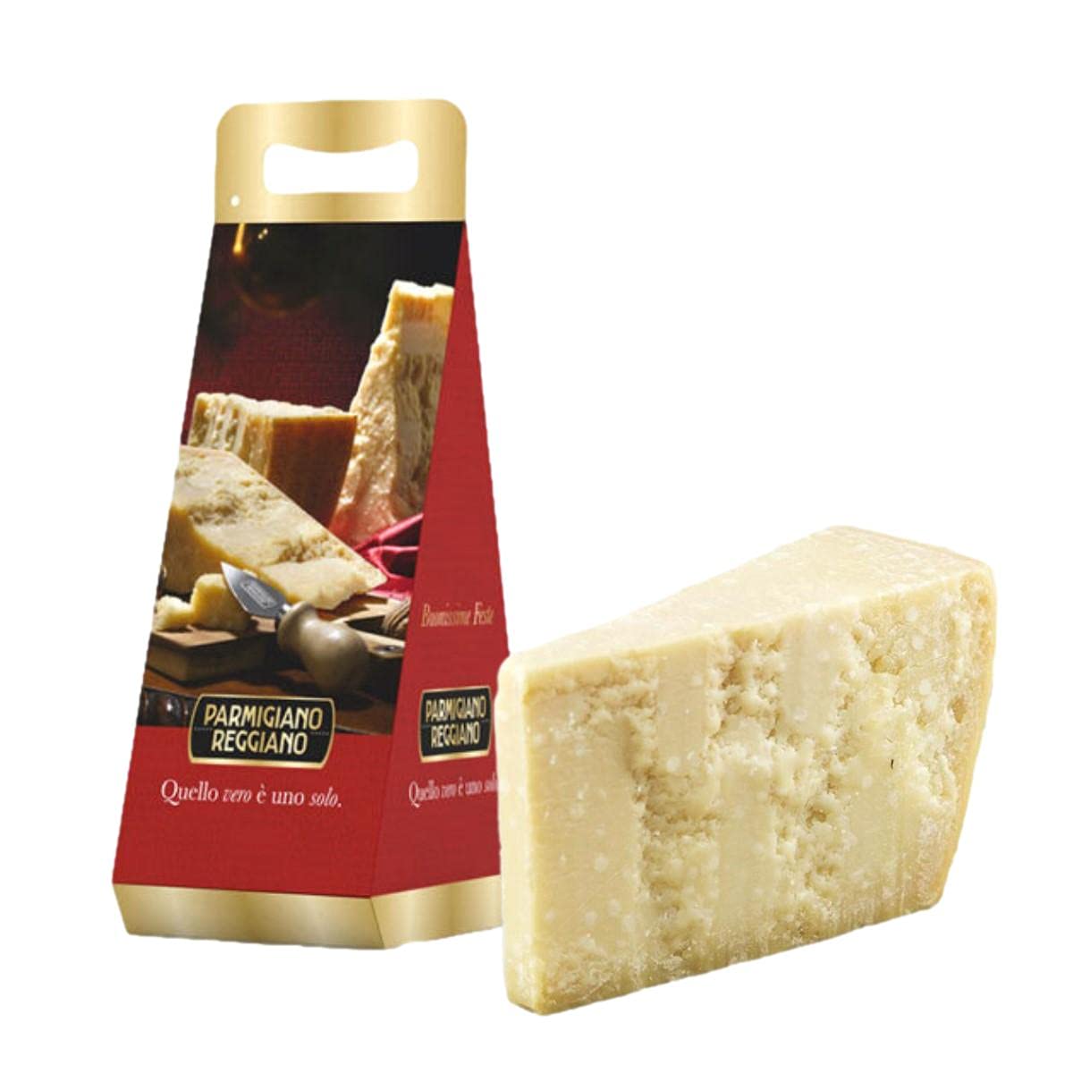 YesEatIs Special Box - Parmigiano Reggiano Consorzio Vacche Rosse 30 mois - 1 Kg - Coffret de Cadeau