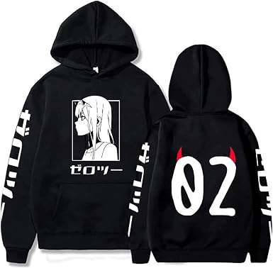 Amazon.com: Anime Darling in The FRANXX Sudadera con capucha Zero Two  Cosplay Unisex Sudadera con capucha : Ropa, Zapatos y Joyería