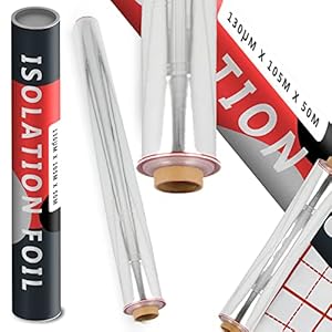 Isolatiefolie, vloerisolatie, vloerverwarming, rasterfolie