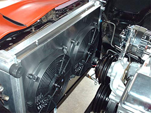 OzCoolingParts New Design 70-87 Chevy GMC C/K/G-Series Radiator Fan Shroud Kit, 3 Row Aluminum Radiator + 2 x 10" Fan w/Shroud for 1970-1987 Chevy/GMC C10 C20 C25 C3500 Nova Camaro Blazer and More - Thumbnail 6