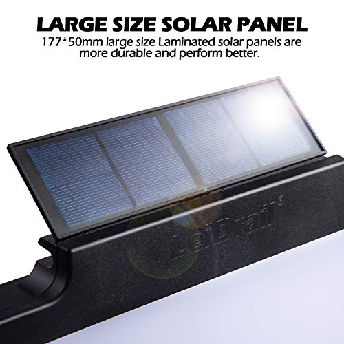 LeiDrail House Numbers Solar Address Sign LED Illuminated House Number Sign Modern Outside Plaque Waterproof for Yard… - Image 4