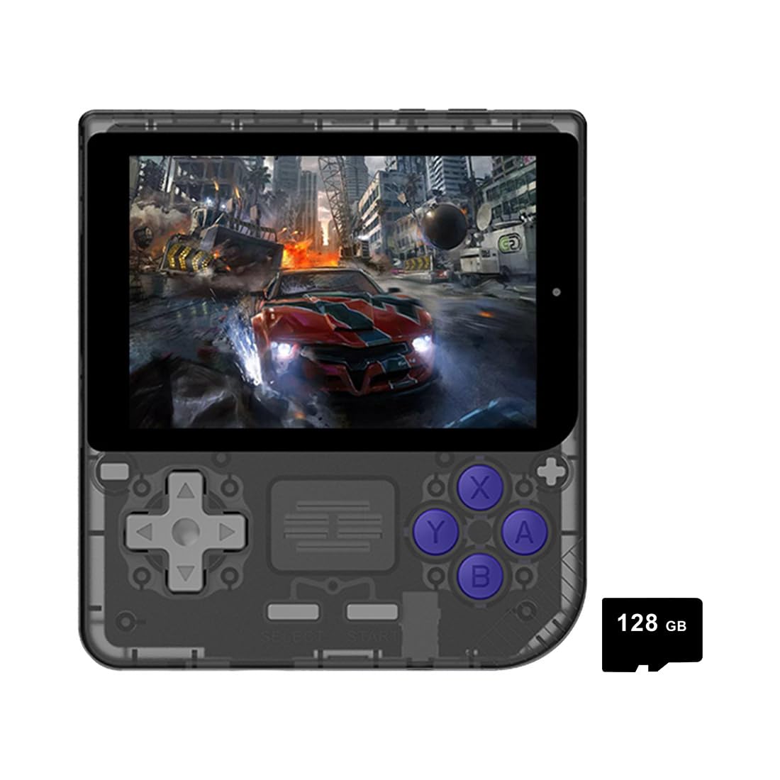V10 Retro ręczna konsola do gier ze 10 000 grami, ekran IPS 3,5" 480 x 320 RK3326 Open Source System 128 G, konsola do gier zręcznościowych dla dzieci i dorosłych