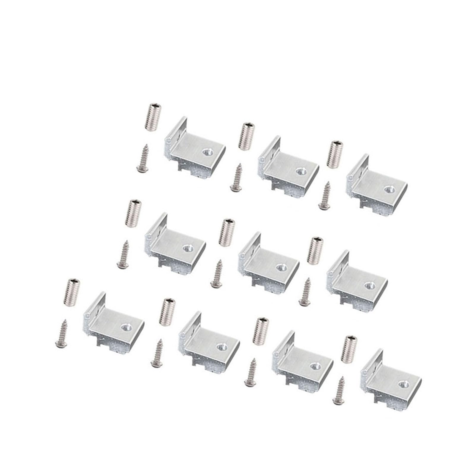 Xjdzineq 40Mm 10Pcs European Standard Aluminum Profile Shelf Supports For 202 3030 4040 Frames Easyly To Install Aluminum Profile