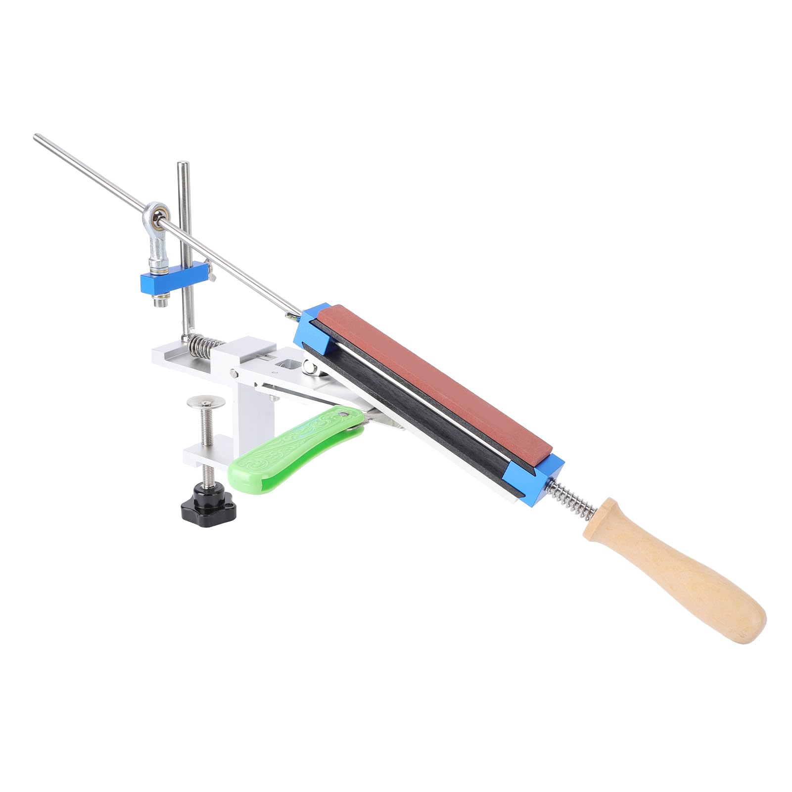 de Afilado Guiado con Piedra de Afilar Profesional para Cuchillas Cocina y Exteriores, Afilador Cuchillas Aleación Aluminio Alta Resistencia para Principiantes y Expertos