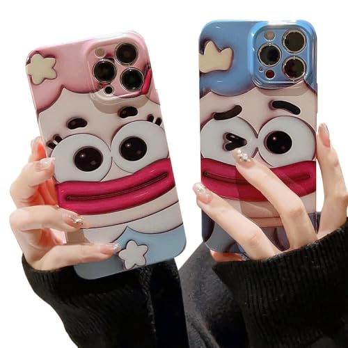 LUCKCOF�P�[�X For iPhone 16 Plus ���� �؍� �y�� �ʔ��� �J�b�v�������g�уP�[�X TPU�J�o�[ �Ռ��z�� �����h�~ �A�C�t�H�� 16 Plus ���p�X�}�z �P�[�X �J�o�[ �����Y�ی� �X�����h�~ �l�C �������� -�j�̎q