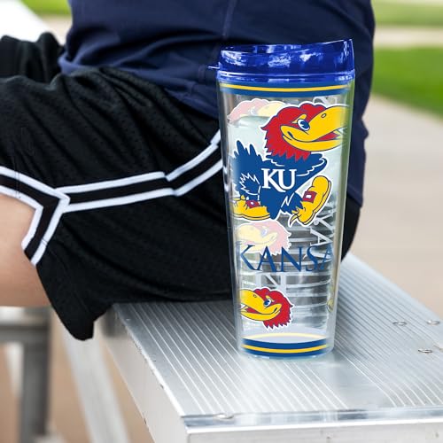 Image of Rico Industries NCAA College Double Wall Mayhem 16oz Or 20oz Tritan Tumbler W Lid