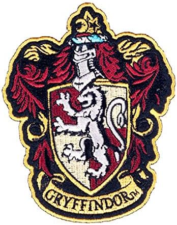 HP Gryff Crest Iron Sew on Embroidered Patch for Cosplay