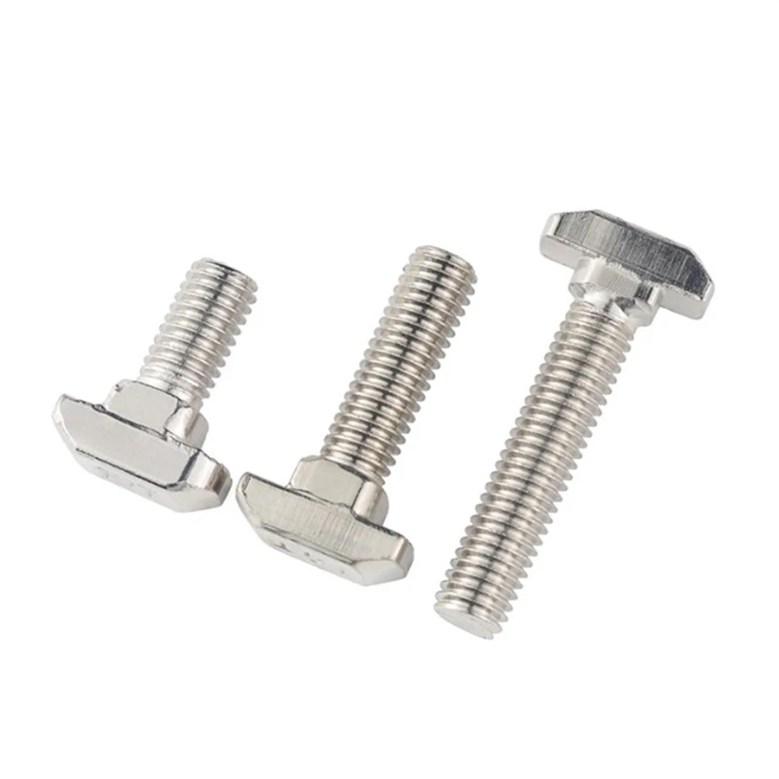 OIFAODAO T bolt, Aluminum Connector T Head Bolts Screws Profile T-Slot Screw(30-M6x30)