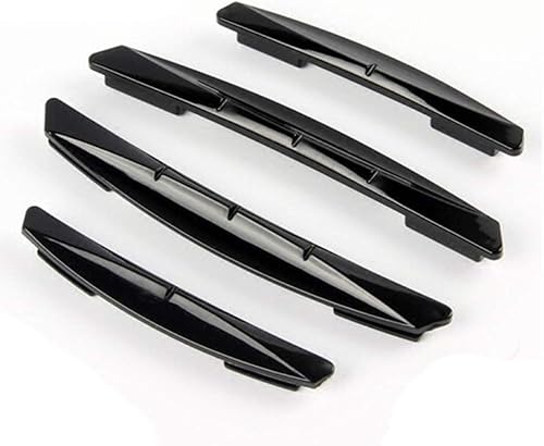 BOHISEN 4 protectores de borde de puerta de automóvil para automóvil, anticolisión, calcomanía de protección de borde lateral de puerta de