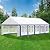 GREEN PARTY 16x32FT Party Tent Heavy Duty, Large Wedding Event Shelters with 4 Carry Bags & Removable Sidewalls, Outdoor Canopy Gazebo Commercial Tents for Parties Carport Garden Patio