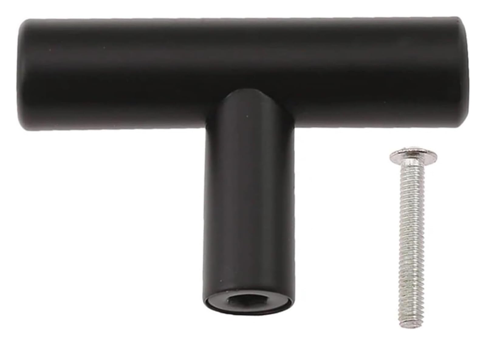 Gkirqvpe Svart Cabinet Knobs, Black Brushed Stainless Steel Cabinet Knob 5X1.2x3.1 Cm Pack Of 10