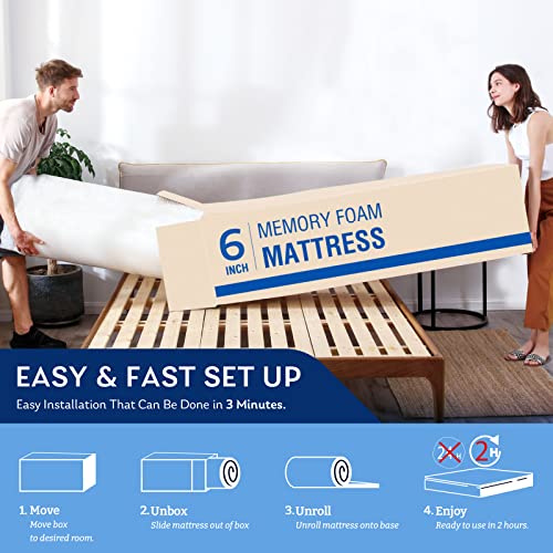 Image of Copper Gel Memory Foam Mattress, 14 Inch Twin XL Size Mattress Mattresses, CertiPUR-US Certified, Bed Mattresses, Medium Firm