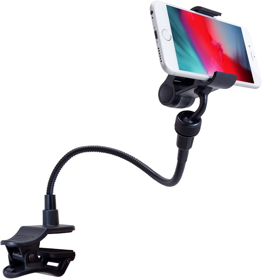 Amazon.co.jp: エレコム スマホスタンド アームタイプ 30cm ブラック P