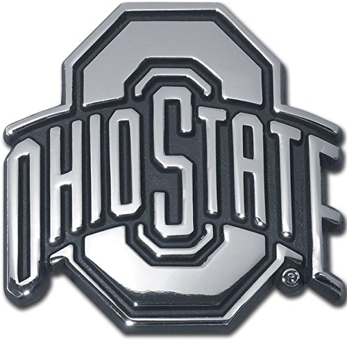 Emblema de metal para auto de Ohio State University: acabado Premium duradero